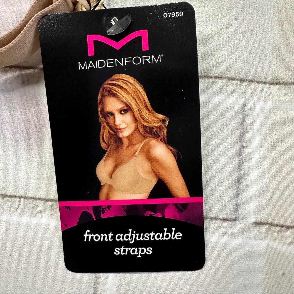 NWT MAIDENFORM BRA BODY BEIGE SIZE 32D - Picture 12 of 12